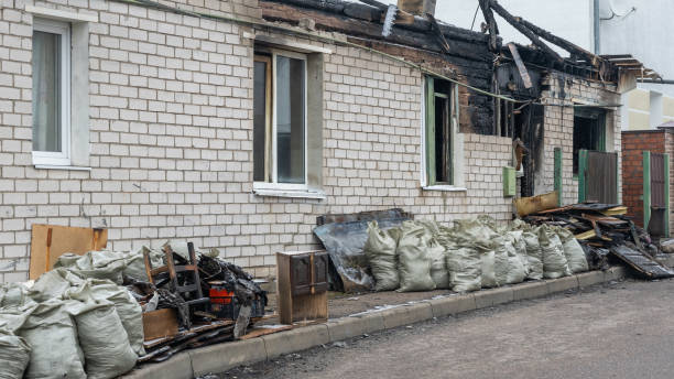 Professional Smoke Damage Removal technician working in Hainesport, NJ